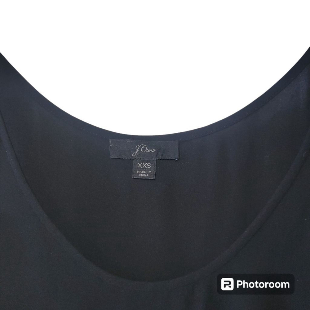 Women's J.Crew Black XXS Tank Top - Picture 4 of 6